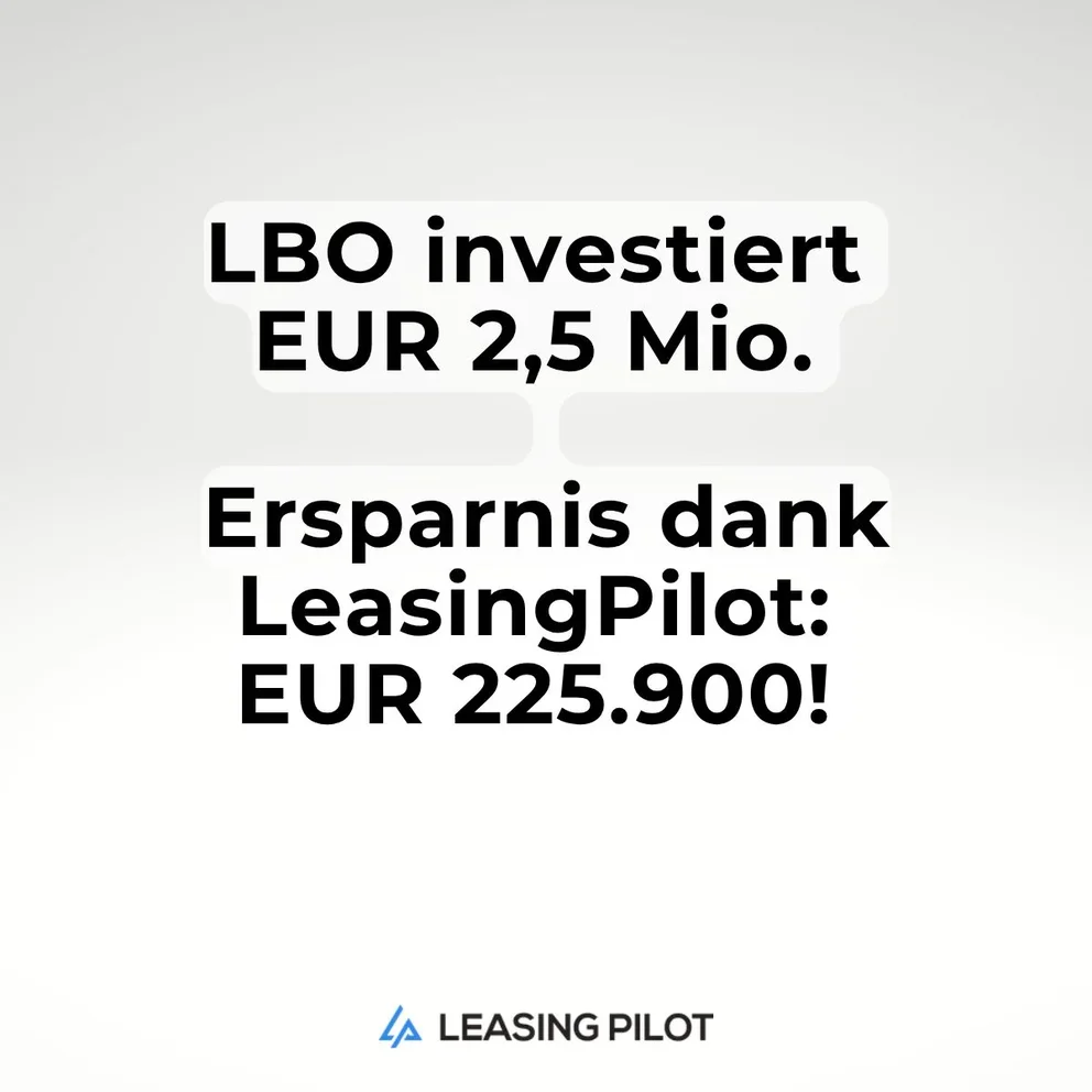 Einsparung von EUR 225.900 realisiert!